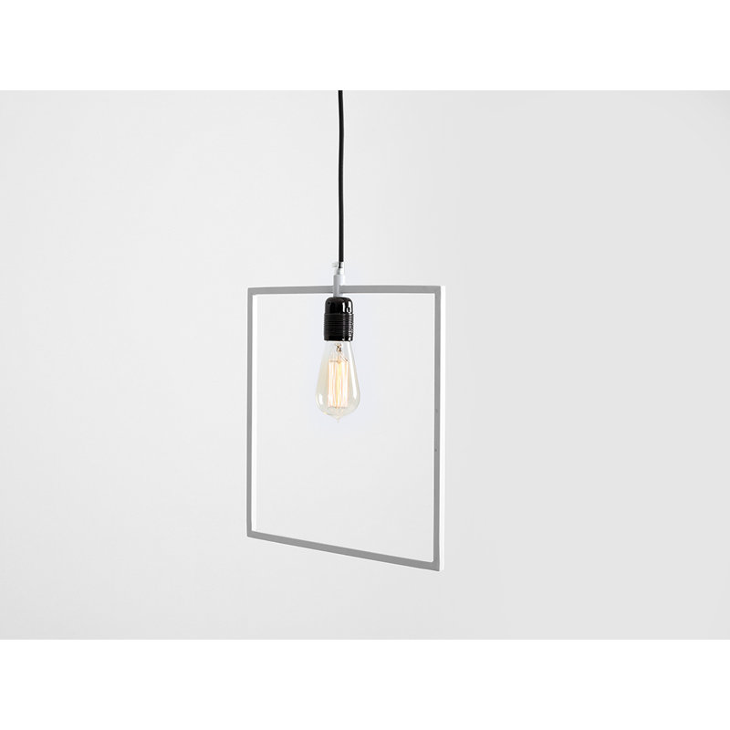 1 - Light White Square/Rectangle Pendant, White, 185cm H x 35cm W x 5cm D