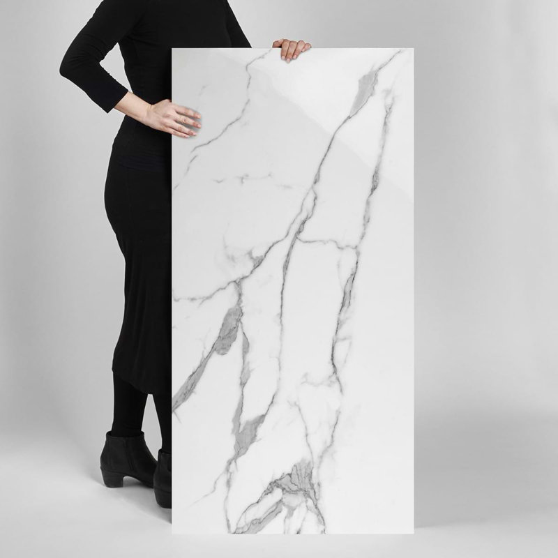 Dreamstone 24X48 Polished Porcelain Tile, Statuario Valley Polished