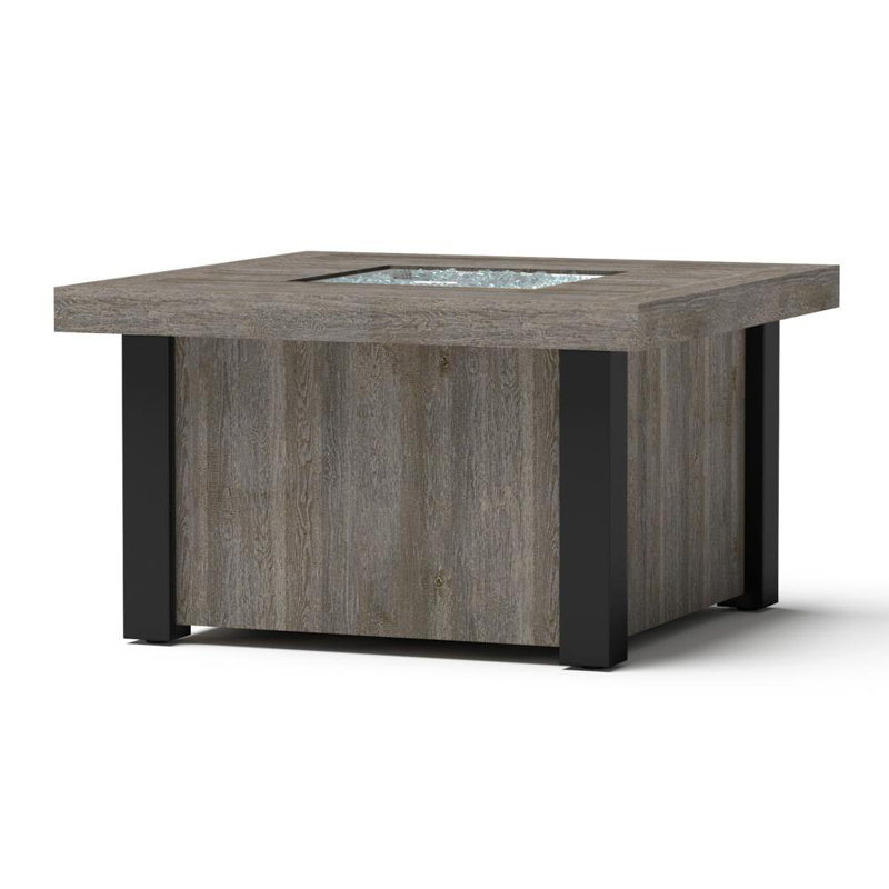 Deco Motion Fire 5 Piece Deep Seating Group with Cushion, Spectrum Cayenne Sunbrella® Plainweave