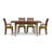 Sarah 4 - Person Solid Wood Top Four Leg Dining Set-16848868-37101027-39921311
