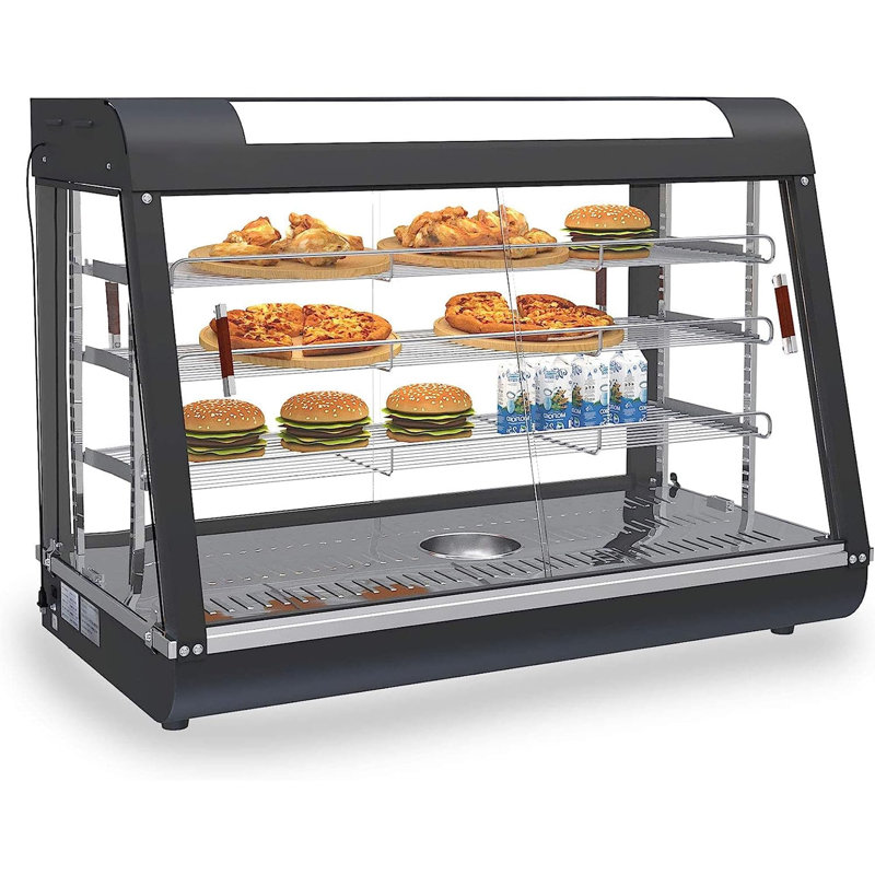 Anpuce Glass Display Case Buffet Accessory