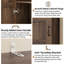 Garde-manger de style champêtre, armoire haute et étroite avec porte et étagères réglables-2042761704