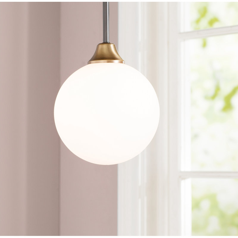 Luminaire suspendu sphère 1 lumière Hallas