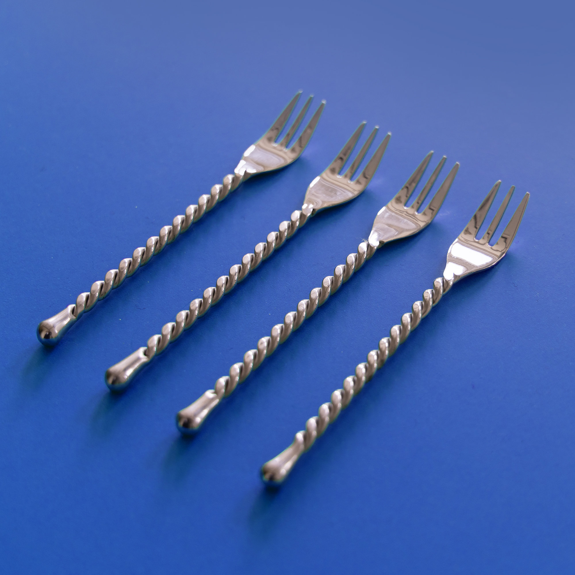 Gourmet Settings Silver Tear Cocktail Fork & Reviews Wayfair