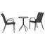 Vidaxl Garden Bistro Set 3 Pcs Steel-117955373
