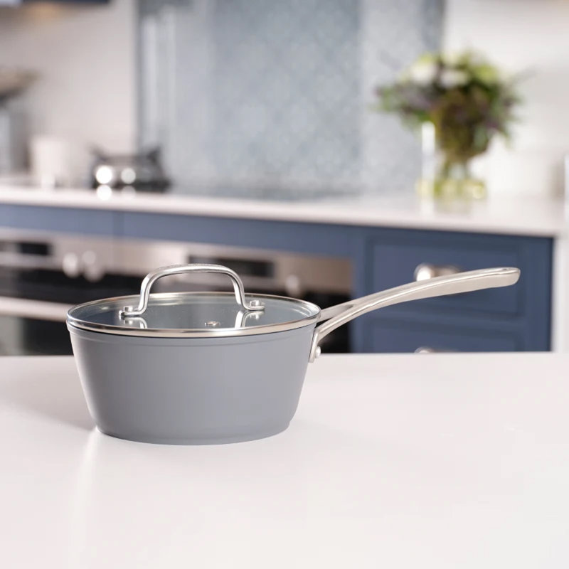 1.26L Aluminum Saucepan, Dark Slate