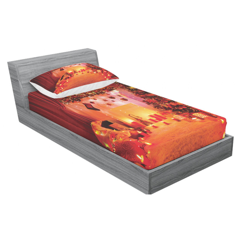 Microfiber Sheet Set, Twin Sheet Set with Fitted Sheet