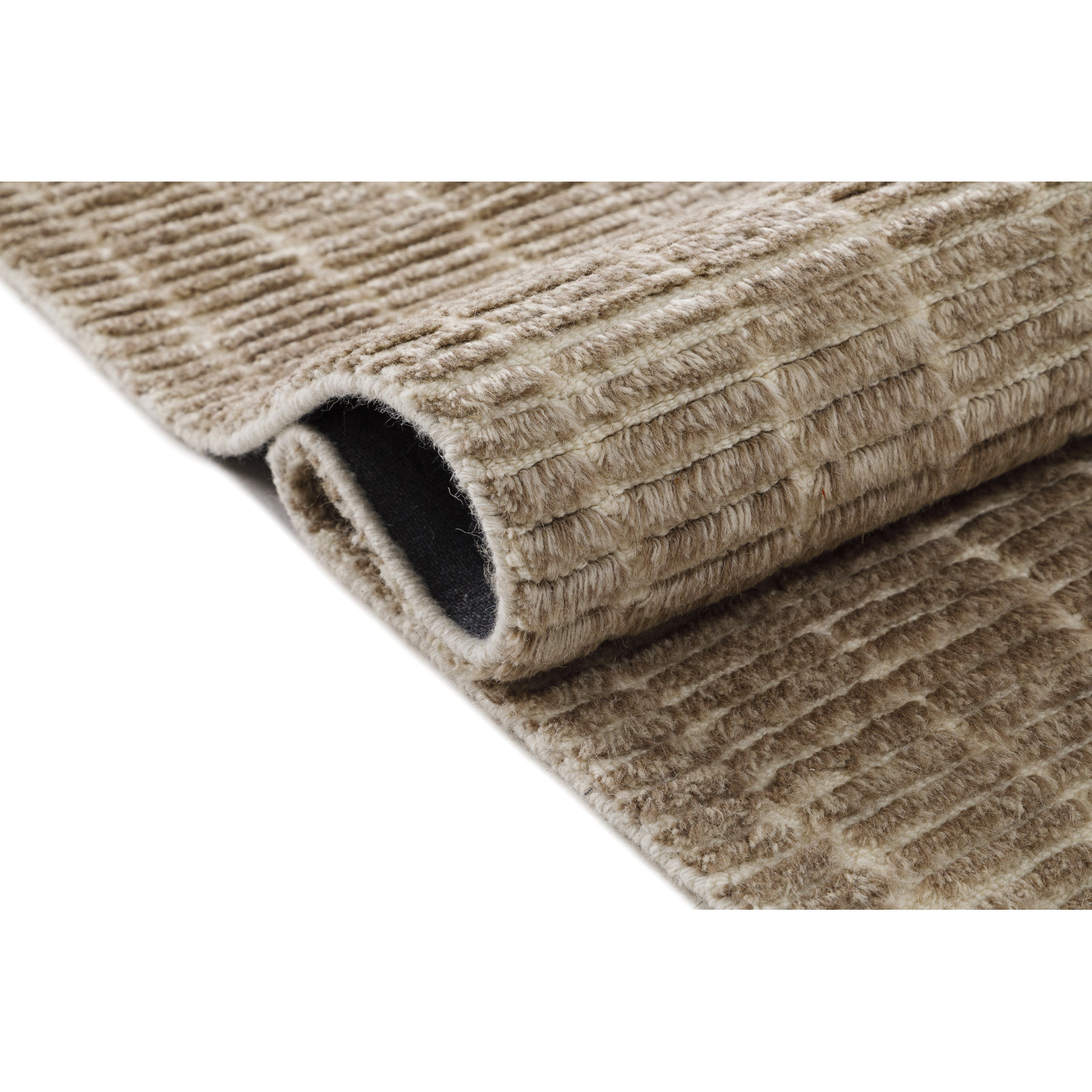 Debra Hand-Tufted Striped Wool Rug, Rectangle 2' x 3'