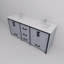 Ensemble de meuble-lavabo double à double cuve 72 po de largeur x 22 po de profondeur avec comptoir en quartz blanc et robinet-2142690977-2142690976-2142691005
