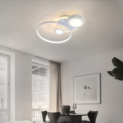 Ivy Bronx 4-Light 62.5cm LED Integrated Semi-Flush Mount