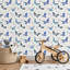 Rouleau de papier peint adhésif autocollant amovible Composition Blue Butterflies-790142470-790142475