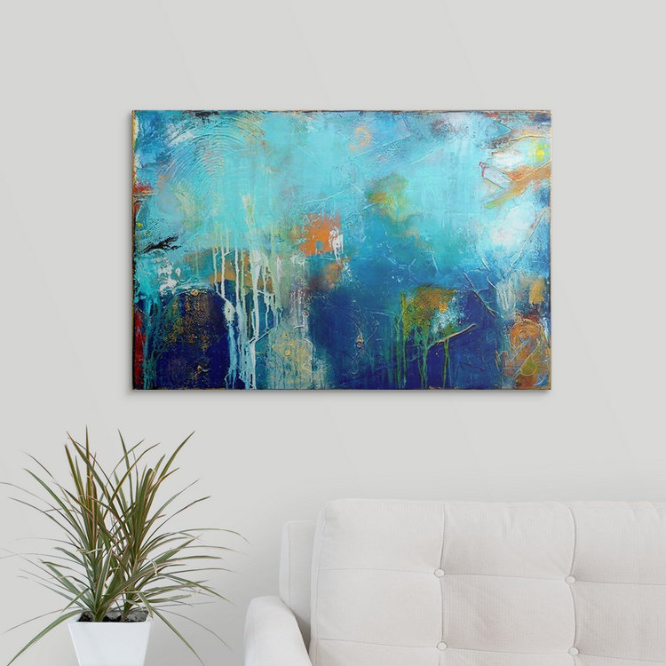 Impression «House of Blues» de Frisco, H 40 po x l 60 po x P 1,5 po, Toile