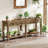 71-Inch 4-Drawer Extra Long Console Table, Farmhouse Sofa Tables with Bottom Storage Partition,