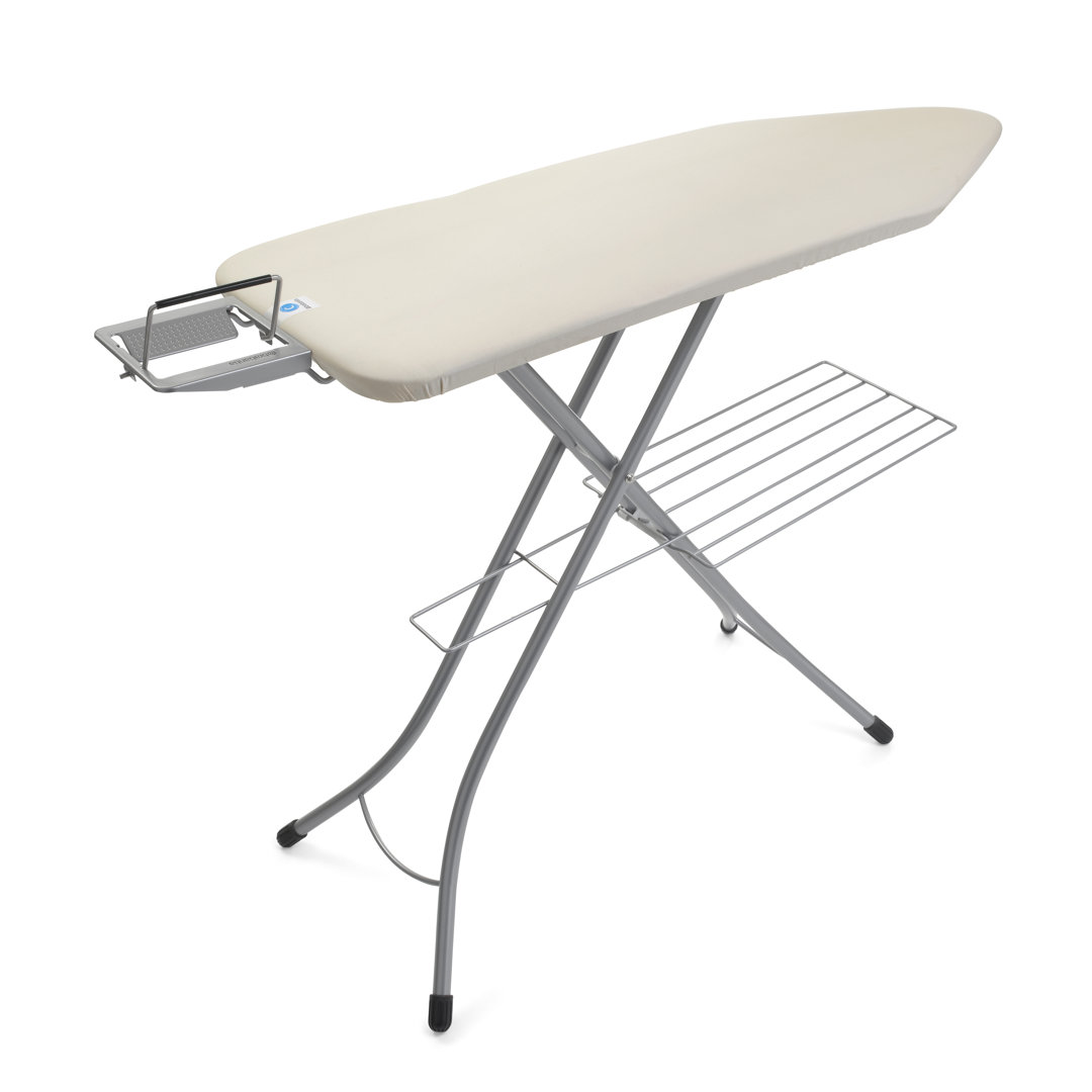 Brabantia Size C Large Ironing Board with Steam Iron Rest and Linen Rack Brabantia