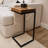 C Shape Rustic Side Table-1197551588-1197551587