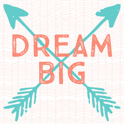 Dream Big 9 - Wrapped Canvas Print