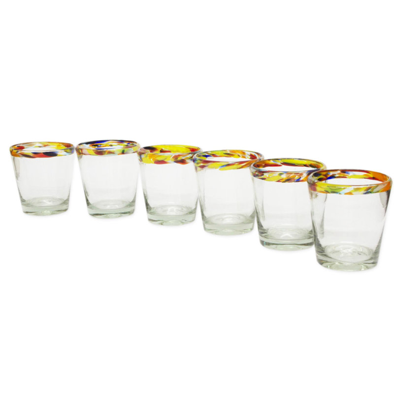 11 oz. Handmade Drinking Glass Set