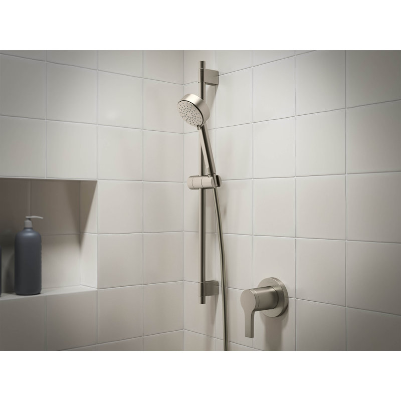 Garniture de valve de transfert Elate Mastershower, Nickel brossé
