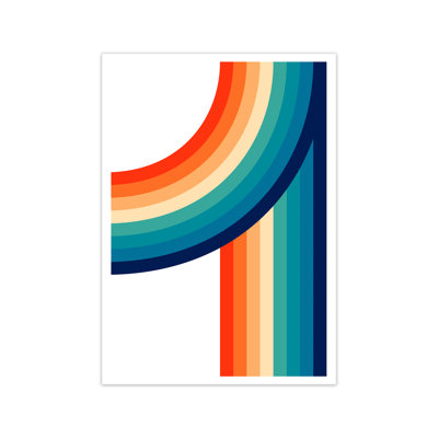 Rainbow Curve Two Original - Print