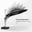 Lillehammer 144'' Lighted Cantilever Umbrella-1596027892