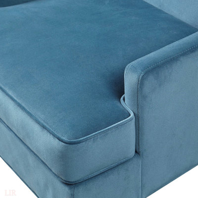 Chaise d'appoint Anna, mousse haute densité pour un confort ultime et une conception moderne, parfaite pour les salons et les bureaux à domicile.