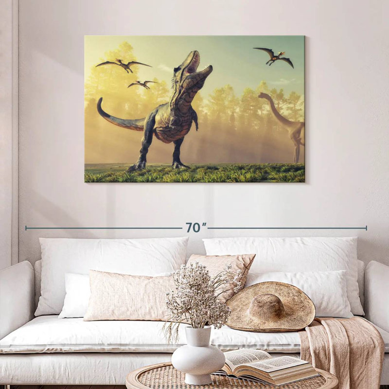 Brampt Dinosaur Park, 30" H x 45" W