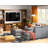 Modern Black 17.5 Inch Round Nesting Tables with Space Saving Design