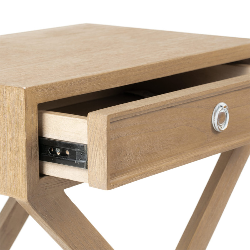 Yorkton 35cm W Manufactured Wood Bedside Table
