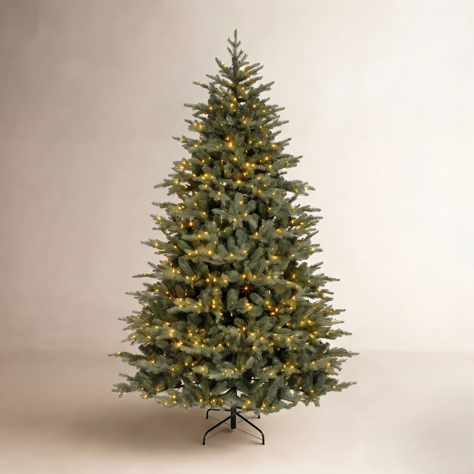 Latrae Pre-Lit Nordic Spruce Christmas Tree, 7.5'
