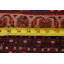 Tapis tribal rouge perse Abadeh Nafar noué à la main 6 x 9
