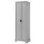 Armoire de rangement avec deux portes pour salle de bain, bureau, tablette réglable, panneau de fibres à densité moyenne, gris (ancien SKU: N725P181207E)-2003232894