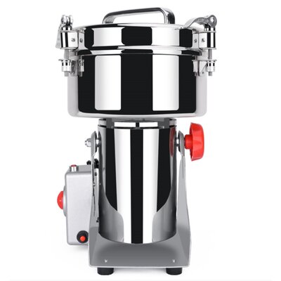 300g Electric Grain Mill Commercial Spice Grinder, High Speed Stainless Superfine Pulverizer -  Artudatech, H023-A003-CHR