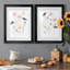 «Blush & Black Wildflowers I», reproduction encadrée de qualité supérieure - prête à être accrochée-1833172711-1833172707