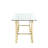 Dita Glass Top Metal Base Dining Table-593782721-593786572