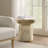 Alduara 19.75" Tall Modern Concrete Top End Table-1567443148