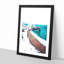 Durdle Door Cliffs In Wareham Abstract - Single Picture Frame Painting on MDF-56853150-56853152