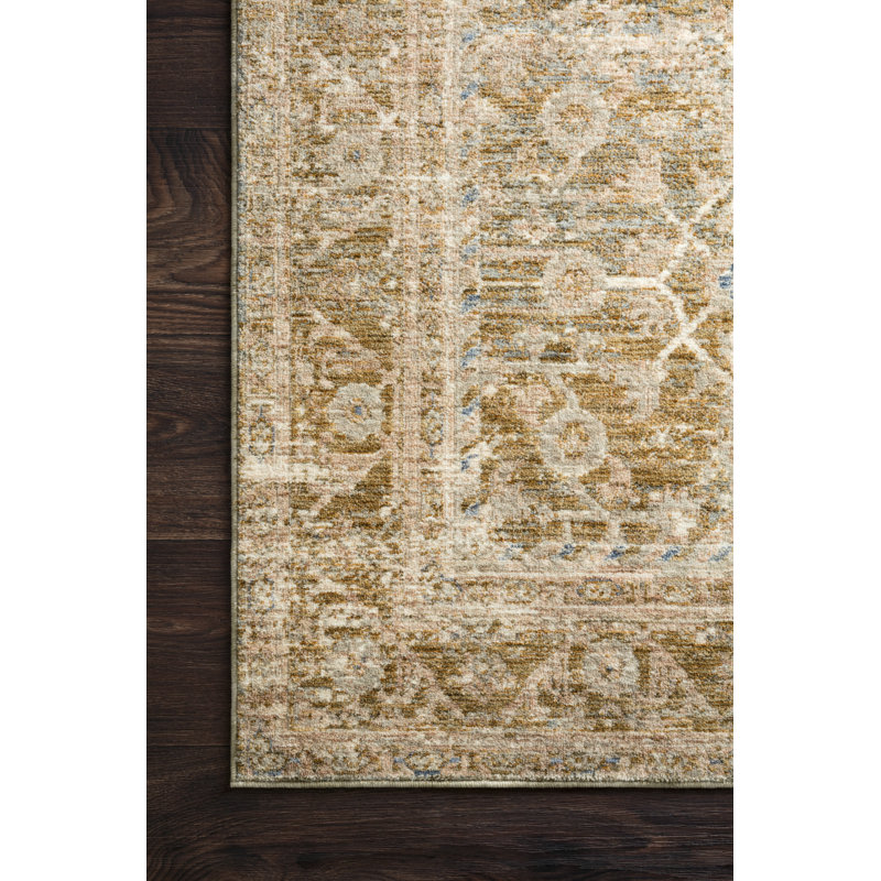 Tapis olive Eloi, Rectangle 2 pi x 3 pi 2 po
