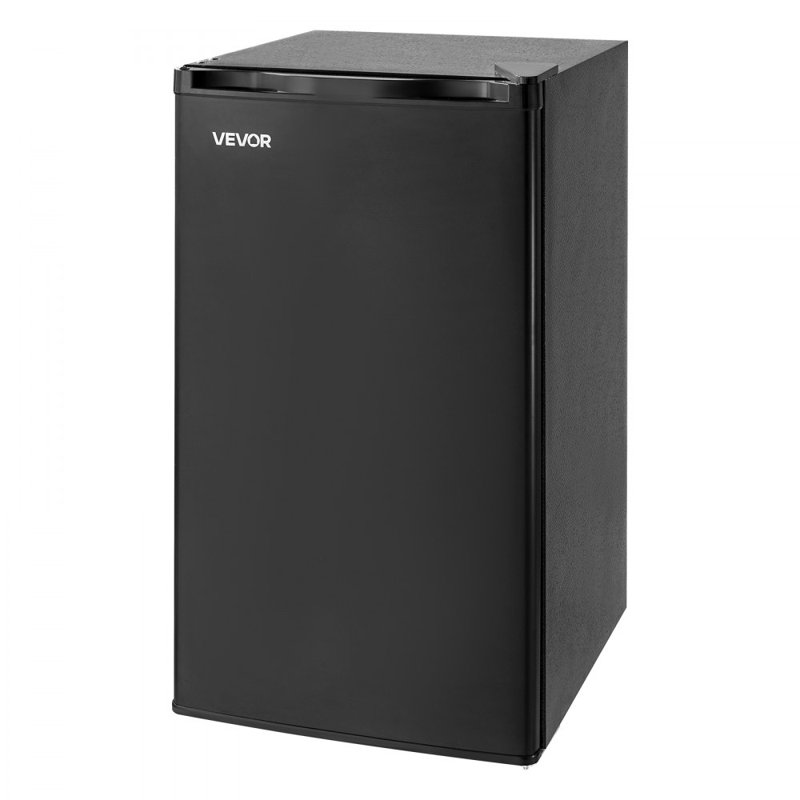 Mini réfrigérateur compact à une porte pour petit réfrigérateur de 3,2 pi cu Noir