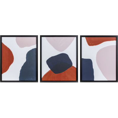 Ensemble de 3 reproductions de cadres photo