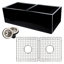 Vineyard 33'' L Double Basin Kitchen Sink