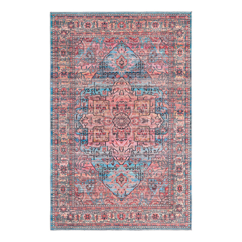 Hedgepeth Oriental Indoor Rug, Rectangle 6'1" x 9'