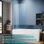 80*140*0.6cm, Easily installed tempered glass bathtub folding screen-727340296