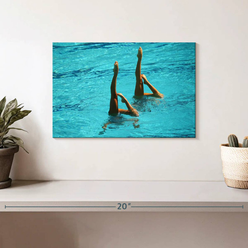 Sireci Synchronized Swimming Duet, 8" H x 12" W