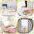 4 Pcs Sunflower Kitchen Towels Spring Summer Flower Floral Sea Beach Lemon Kitchen Hand Dish Towels Fast Drying Decor For Cooking(Pink,Flower)