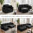 106" Wide Reversible U-Shaped Modern Modular Sectional Sofa With 2 Ottomans, Charging Port, Arm Pillows, Side Pockets-1904453972
