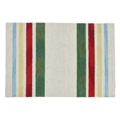 Cotton Striped Indoor Rug