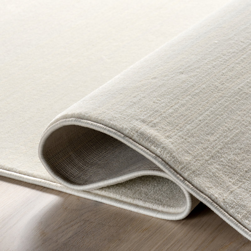Raya Contemporary Solid Area Rug, Rectangle 4' x 6'4"