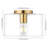 Henri Glass Flush Mount-152829144