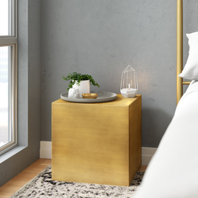 Jules Steel Top End Table