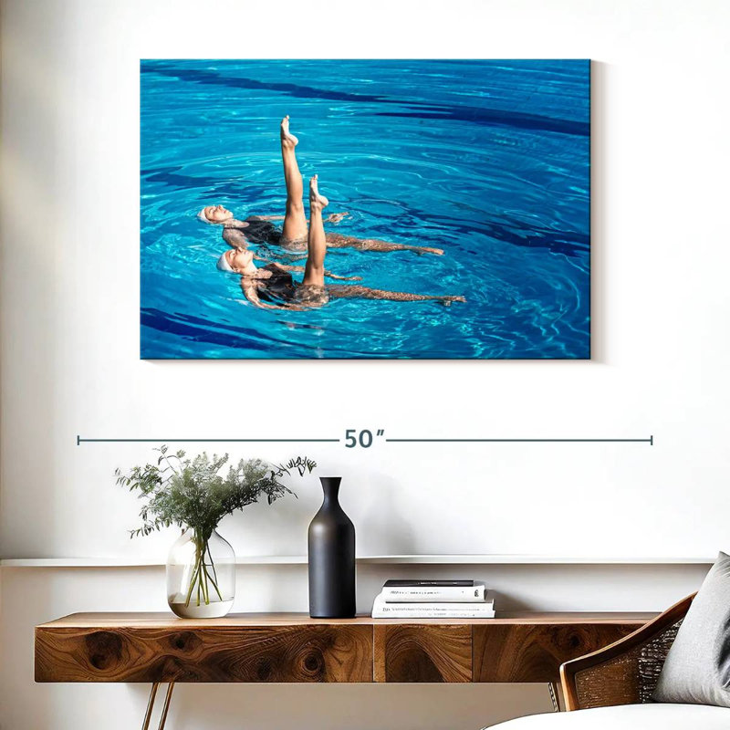 Sireci Synchronized Swimmers, 26" H x 39" W